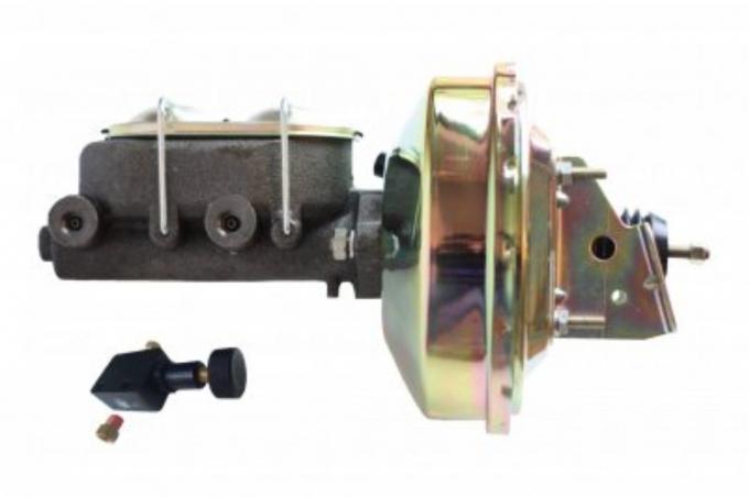 Leed Brakes 9 inch power booster, 1-1/8 inch bore master adjustable valve (Zinc) 1E105