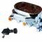 Leed Brakes Manual 2" Drop Spindle Kit with Drilled Rotors and Zinc Plated Calipers FC1003-E05X