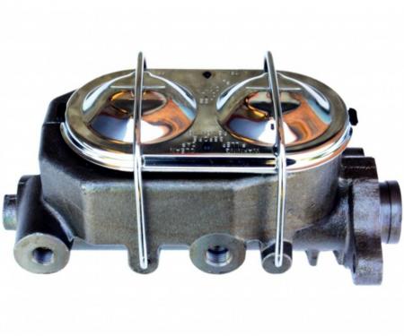 Leed Brakes Master cylinder 1-1/8 inch bore GM style with left side outlets with chrome cap MC00B