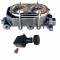 Leed Brakes Manual Front Kit with Plain Rotors and Zinc Plated Calipers FC1002-E05