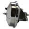 Leed Brakes 9 inch power booster, 1-1/8 inch bore flat top master adjustable valve (Chrome) 2F605