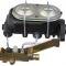 Leed Brakes Manual Front Kit with Drilled Rotors and Red Powder Coated Calipers RFC1002-3A1X