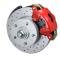 Leed Brakes Power Kit with 2" Drop Spindles Drilled Rotors and Red Powder Coated Calipers RFC1003-N6B2X