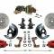 Leed Brakes Power Kit with 2" Drop Spindles Drilled Rotors and Red Powder Coated Calipers RFC1003-M1A1X