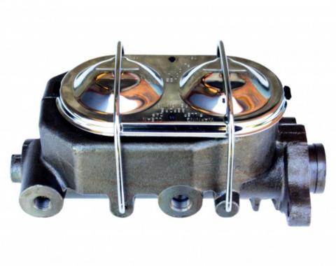 Leed Brakes Master cylinder 1-1/8 inch bore GM style with left side outlets with chrome cap MC00B