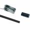 Leed Brakes 9 inch power booster, 1-1/8 inch bore flat top master adjustable valve (Chrome) 2F605