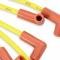 Accel Spark Plug Wire Set, 8mm, Yellow with HEI Stock Style Boots 4048