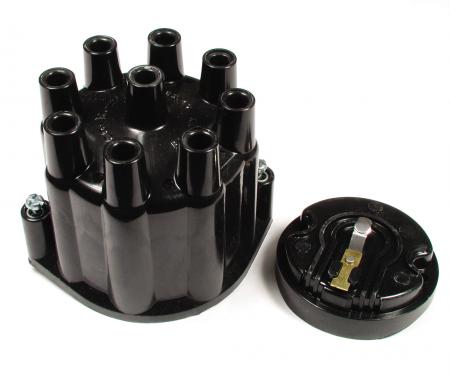 Accel Distributor Cap & Rotor Kit , Socket Style, Black 8124ACC