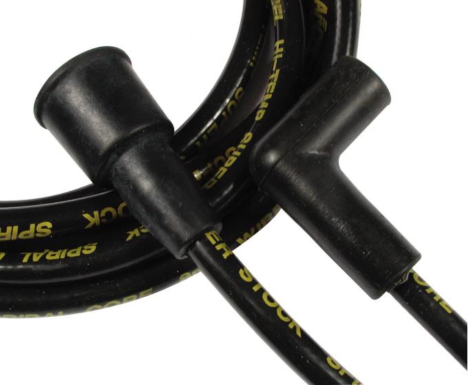 Accel Spark Plug Wires, 8mm SUPER STOCK SPIRAL CUST BK 5042K