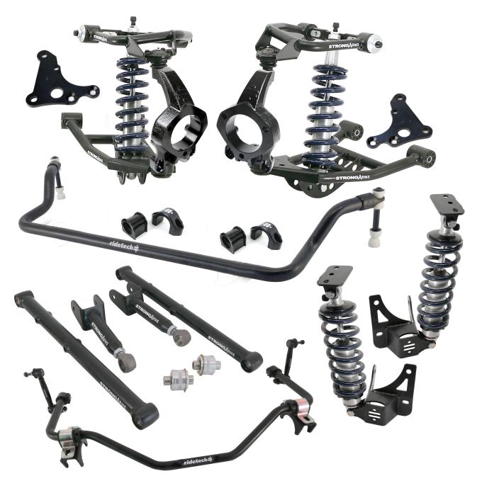 Ridetech HQ Coil-Over System with hub spindles for 1968-1972 GM A-Body 11240202