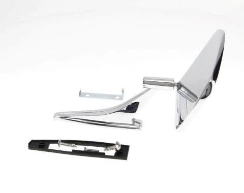 AMD Outside Rear View Mirror Kit, Chrome, RH, Camaro Firebird Chevelle El Camino X570-3568-RS