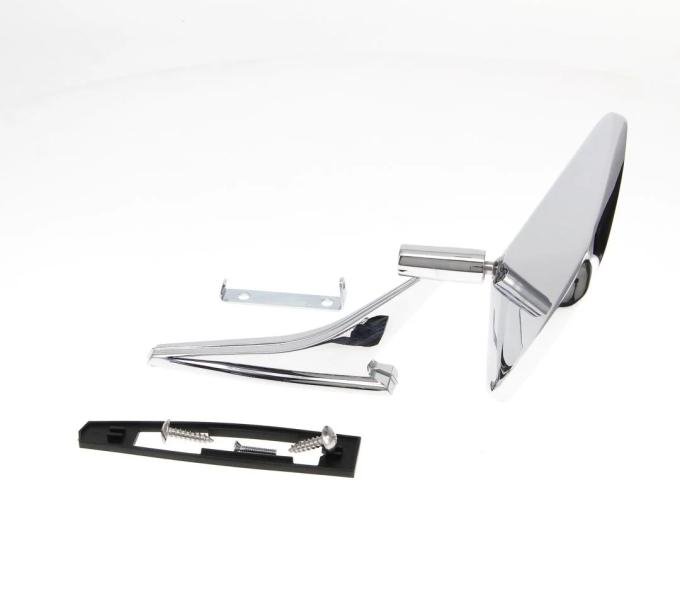 AMD Outside Rear View Mirror Kit, Chrome, RH, Camaro Firebird Chevelle El Camino X570-3568-RS