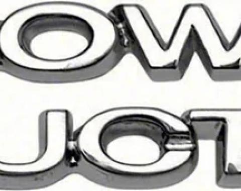 AMD Hood Emblem, "Cowl Induction", 70-72 Chevelle; 67-81 Camaro K-K194