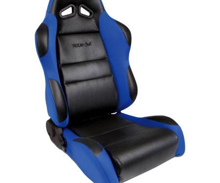 Procar Sportsman&trade; Series 1605 Driver-Left Blue-Black Sport Recliner Seat 80-1605-65L