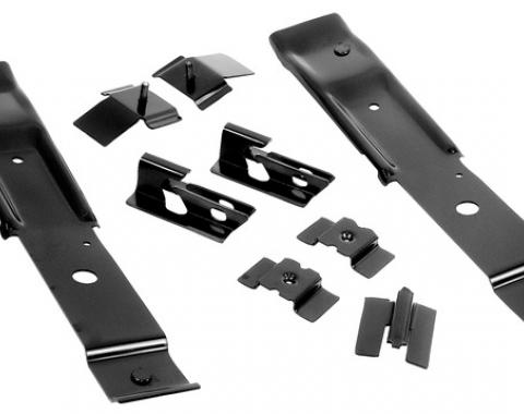 Chevelle Seat Bucket Frame Retainer, 9 Piece Set, 1964-1967