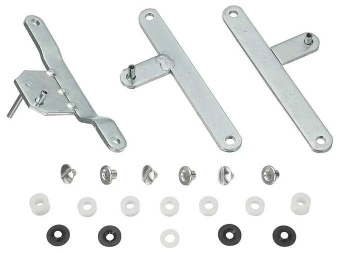 AMD Heater & A/C Control Steel Levers (3pc Set), 68-69 Chevelle El Camino P-CH26269
