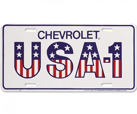 Chevrolet USA-1 License Plate