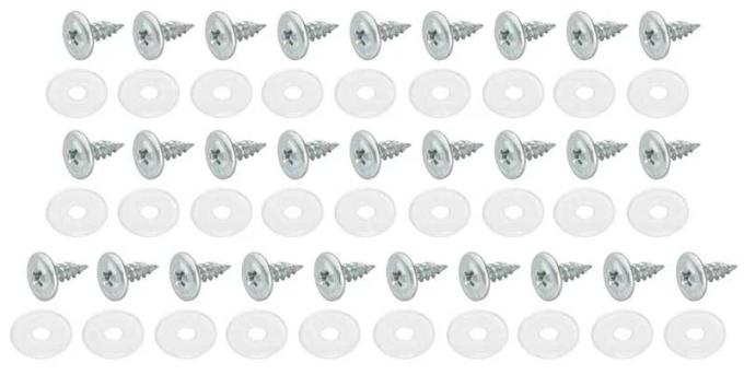 AMD Tailgate & Rear Bed Panel Fasteners, 28 Piece Set, 64-72 El Camino P-TLK010