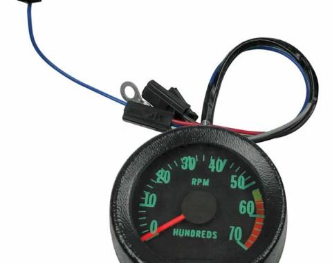 AMD Tachometer, OE Style 7000 RPM w/ 5500 Redline, 67 Chevelle El Camino P-BL16755