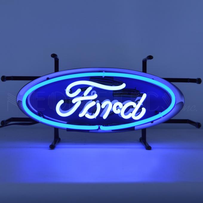 Neonetics Junior Size Neon Signs, Ford Oval Junior Neon Sign