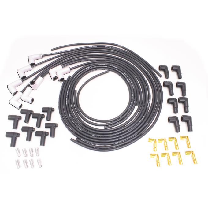 Pertronix Universal 8mm MAGx2 White Ceramic Boot Spark Plug Wire Set, 90&deg; Spark Plug Boot Angle 808290HT
