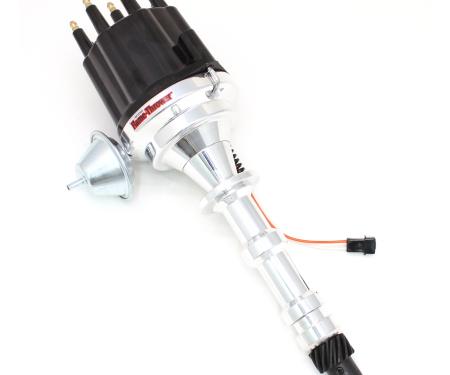 Pertronix Magnetic Pickup Billet Distributor for Chevrolet 409 Engines, Black Cap Color D301710