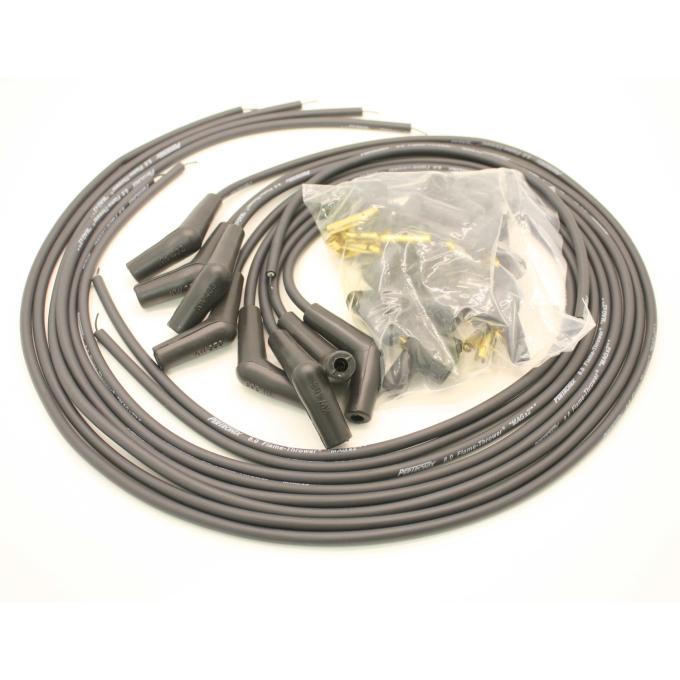 Pertronix Universal 8 Cylinder 8mm MAGx2 Spark Plug Wire Set, Black , 45&deg; Spark Plug Boot Angle, 90&deg; Distributor Boot Angle 808215