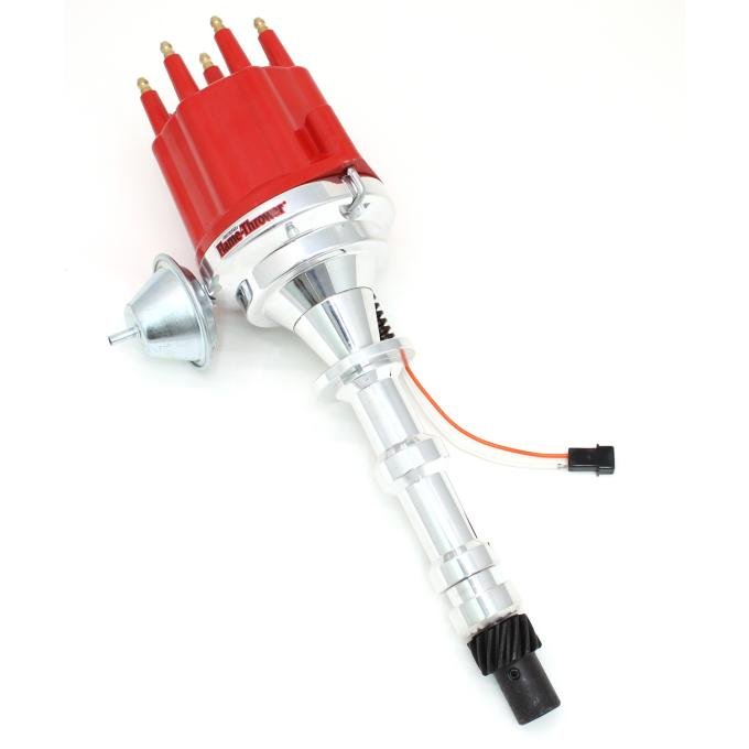 Pertronix Magnetic Pickup Billet Distributor for Chevrolet 409 Engines, Red Cap Color D301711