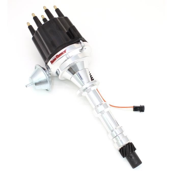 Pertronix Magnetic Pickup Billet Distributor for Chevrolet 409 Engines, Black Cap Color D301710