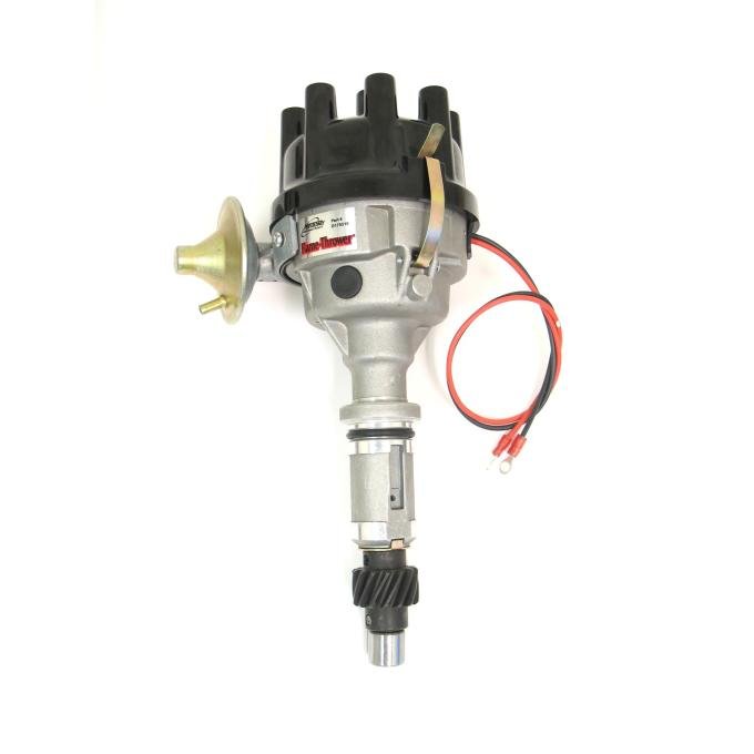 Pertronix Stock Look Distributor for Rover V8 Engines, Ignitor, Vacuum / Mechanical Advance / 12V Negative Cap D175510