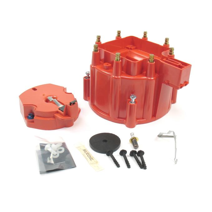 Pertronix Replacement Distributor Cap and Rotor Kit for HEI Distributors, Red (Service Part Only) D4001