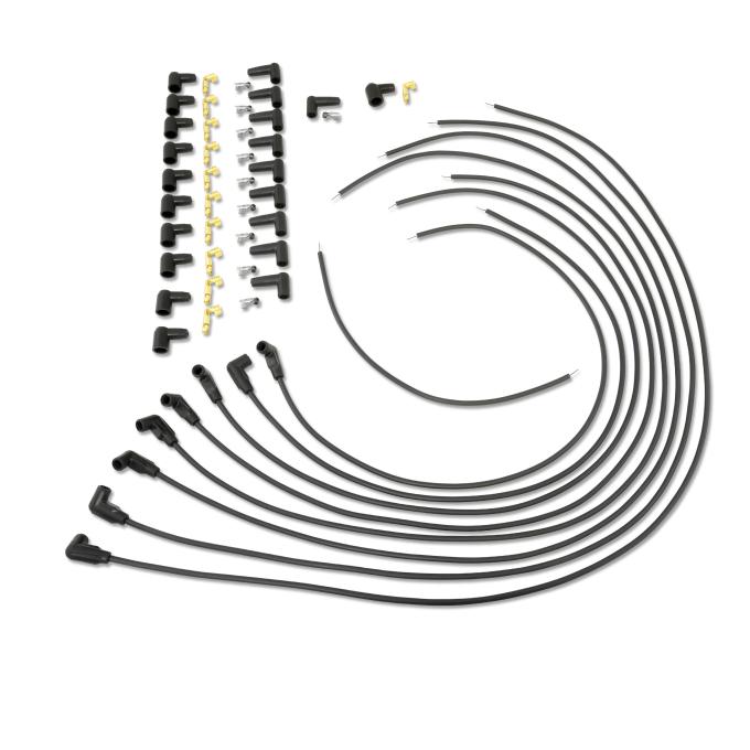 Pertronix Universal 7mm "Stock-Look" Spark Plug Wire Set, 8 Cylinders, 90&deg; Spark Plug Boot Angle, 90&deg; Distributor Boot Angle 708190