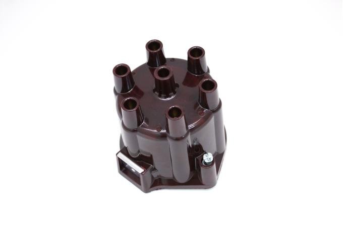 Pertronix Replacement Distributor Cap for 6 Cylinder Automotive Billet Distributors, Red / Female (Service Part Only) D656701