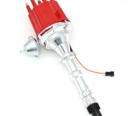 Pertronix Magnetic Pickup Billet Distributor for Chevrolet 409 Engines, Red Cap Color D301711
