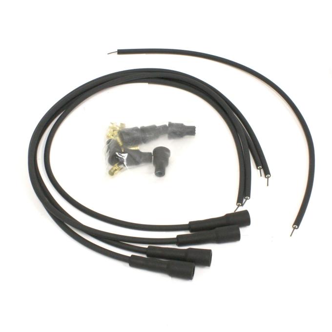 Pertronix Universal 7mm "Stock-Look" Spark Plug Wire Set, 4 Cylinders, 180&deg; Spark Plug Boot Angle, 180&deg; Distributor Boot Angle 704180