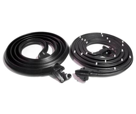 Metro Moulded Parts 1966-1967 Chevrolet Door Seals, with Clips and Molded Ends LM 12-J