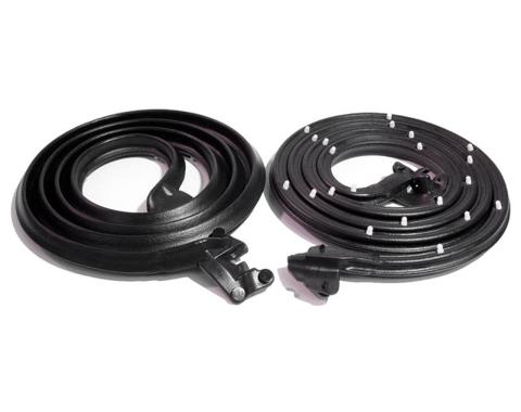 Metro Moulded Parts 1966-1967 Chevrolet Door Seals, with Clips and Molded Ends LM 12-J