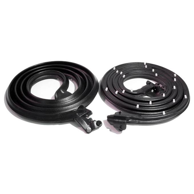 Metro Moulded Parts 1966-1967 Chevrolet Door Seals, with Clips and Molded Ends LM 12-J