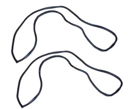 AMD Door Weatherstrips, LH/RH Pair, 66-67 GM A-Body (2-Door Sedan) J-5000