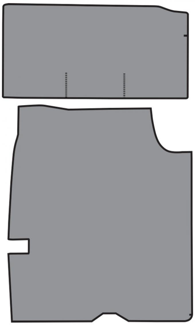 ACC 1966-1967 Oldsmobile Cutlass Trunk Mat TM Vinyl