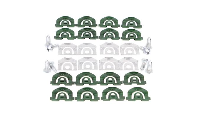 AMD Windshield Molding Clip & Screw Set, 64-67 Chevelle Skylark Cutlass GTO 2DR Coupe X385-3464-1S