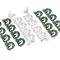 AMD Windshield Molding Clip & Screw Set, 64-67 Chevelle Skylark Cutlass GTO 2DR Coupe X385-3464-1S
