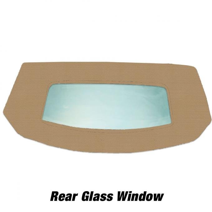 Kee Auto Top HG0122ZTN15SP Convertible Rear Window - Vinyl, Direct Fit