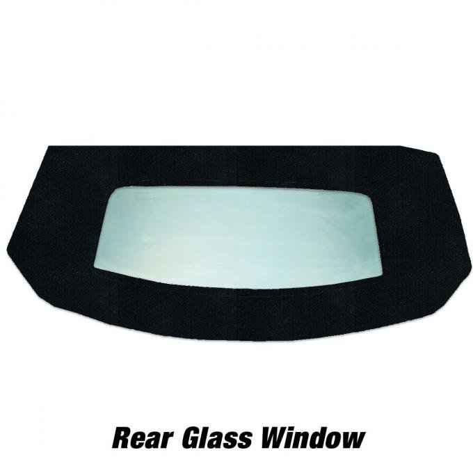 Kee Auto Top HG0122ZTN14SF Convertible Rear Window - Cloth, Direct Fit