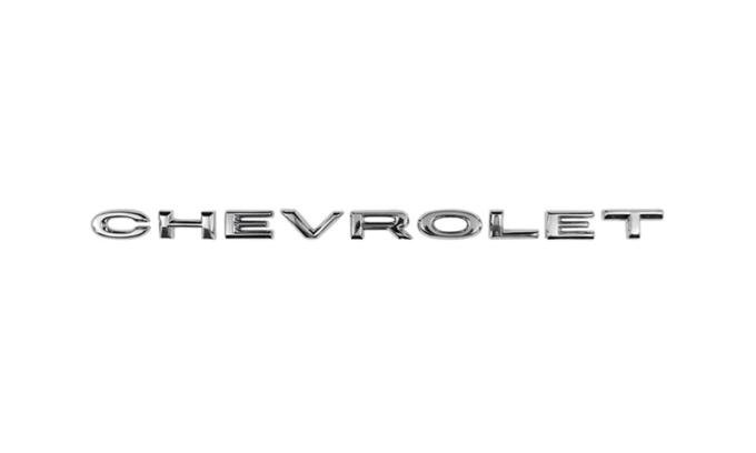 AMD Hood Letters, "CHEVROLET", 65 Chevelle El Camino T-4216
