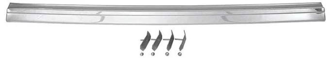AMD Top of Tailgate Molding w/ Mounting Clips, 64-67 El Camino P-3380104