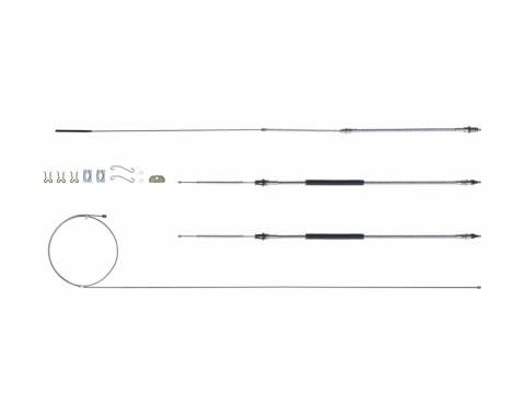 Turbo 400 The Right Stuff RSBCC08S Brake Cable Set with Hardware