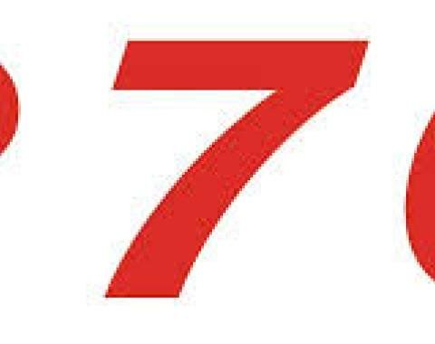 Corvette Decal, Valve Cover 270HP, 1957-1961