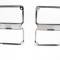 AMD Parking Lamp Bezels, LH/RH Pair, 71 Chevelle (Except Wagon) X241-3471-1P