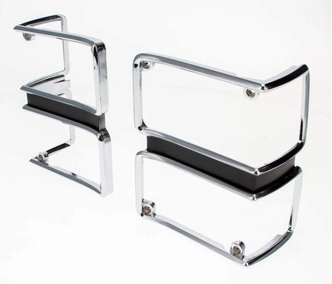 AMD Parking Lamp Bezels, LH/RH Pair, 71 Chevelle (Except Wagon) X241-3471-1P